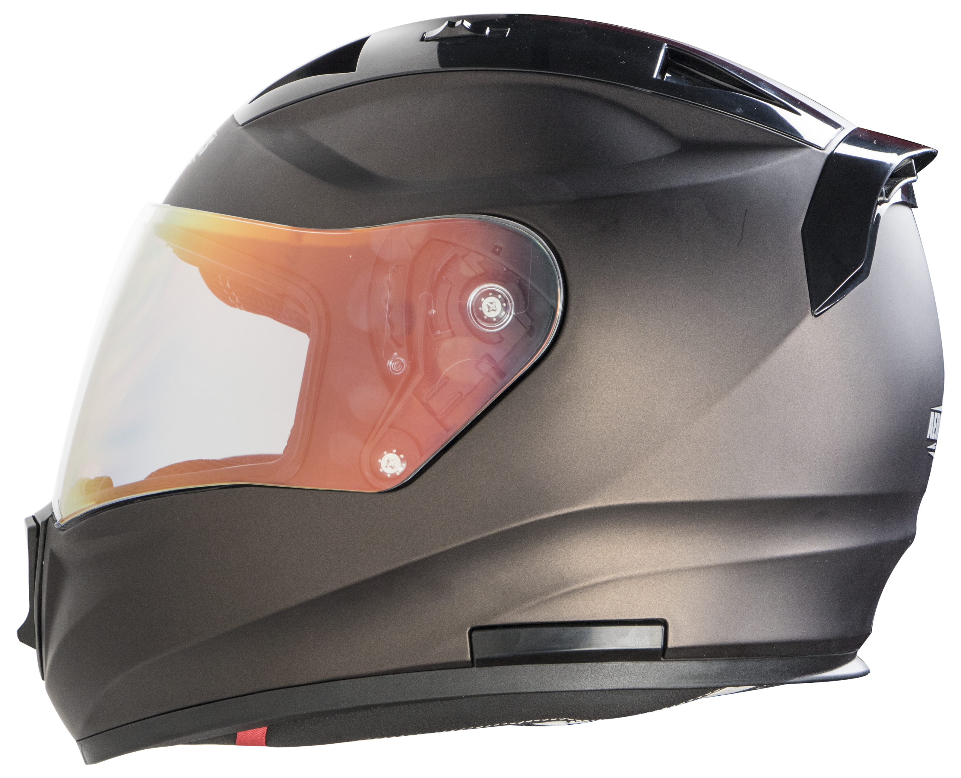 SA-1 Aeronautics Mat Royal Brown ( Fitted With Clear Visor Extra Gold Night Vision Visor Free)